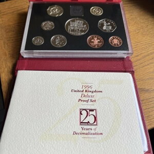 1996 �N �C�M���X UK �f���b�N�X �v���[�t �Z�b�g - �ؖ����t���R�C�� 9 ���B