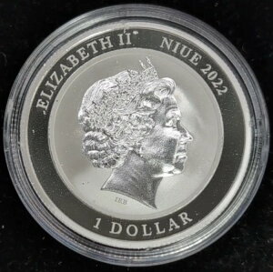 2022N NIUE 1/2IX .999  Vo[ Xsi[ htB RC JvZ (BM) 