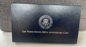 1992年 ホワイトハウス 200周年記念コイン プルーフ シルバー ドル 1ドル 箱・保証書付き