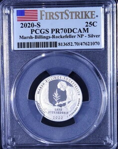 2020N S }[V rOX Vo[ 25Zg PCGS PR70DCAM NP FS Vo[ v[tZbg tbOx