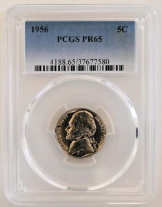 PR65 1956NWFt@[\jbP PCGSO[h US 5C v[t P-MINT EXACT RC1