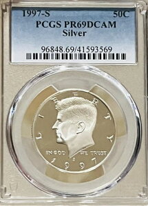 1997-S PlfB Vo[ n[t_[ 50Zg PCGS-PR69DCAM