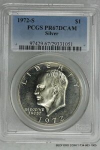 PCGS PR67 DCAM 1972-S AC[n[ Vo[ h WF v[t 1h (BC51)