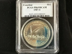 1987-S č@ PCGS PR69DCAM WFv[t B0475