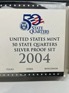 2004�N �V���o�[ 50�B �N�H�[�^�[�Z�b�g MI�AFL�ATX�AIA�AWI ���ƕi���ؖ����t��