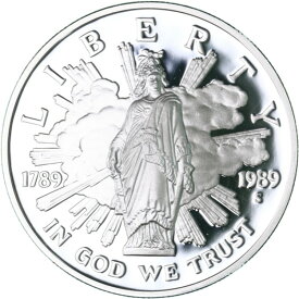 1989年 S 議会200周年記念プルーフ 90% 銀貨 写真参照 Q884