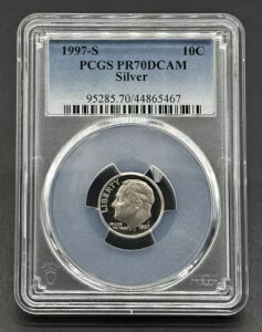 f炵10Zg 1997-SO[h [Yxg fB[vJI Vo[v[tRC PCGS PR70DCAM