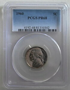 PR68 1960N WFt@[\ jbP PCGS O[h US 5C v[t P-MINT EXACT RC1