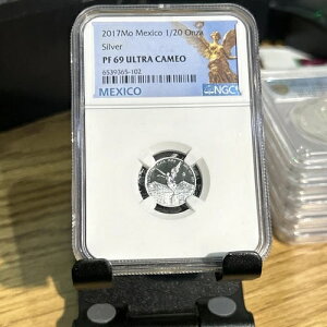 2017�N �v���[�t�V���o�[ ���L�V�J�� ���x���^�b�h �I���U 1/20�I���X NGC PF69UC ���L�V�R���x��