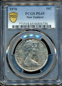 j[W[h 1970N 50Zgd݁iHMSGfo[j - PCGS PL65