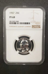 1957 NGC PF69 v[t Vg NH[^[ 90% Vo[ f炵O 25Zg zCg LB