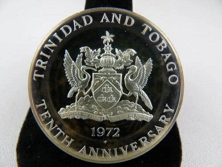 楽天市場】1972年トリニダード・トバゴ10ドル銀貨プルーフ : WORLD 