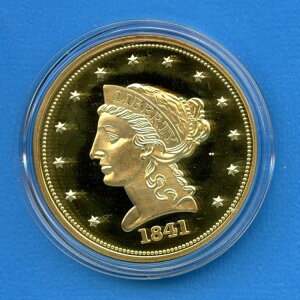 �S�[���h �R���l�b�g 1/4 �C�[�O�� 1841 �t�@���^�W�[ �v���[�t ���_�� 24K �S�[���h ���C���[�h COA �t��