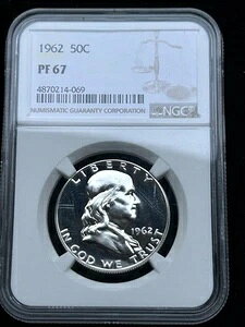 1962N 50Zg AJ tN 90% Vo[ n[th PF 67 NGC +++MINT+++