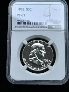 1958N 50Zg AJ tN 90% Vo[ n[th PF 67 NGC +++MINT+++