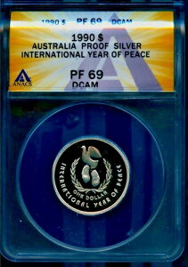 1990N 1h I[XgAەaN PF 69 DCAM ANACS # 7805656 + {[iX