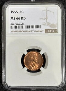 1955 NZg - NGC MS 66 RD - f炵!