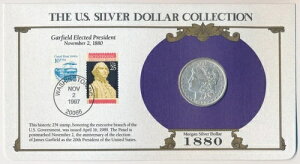 1880年 P モーガン 米国銀貨郵便記念協会 切手セット 消印