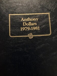 1979-1981年 スーザン・B・アンソニー 1ドル硬貨 13枚セット UNC & プルーフセット ホイットマン 9149 アルバム