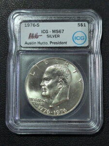 1976-S AC[n[ 1h  40% MS67 ICG I[XeBEnbg[ MTC