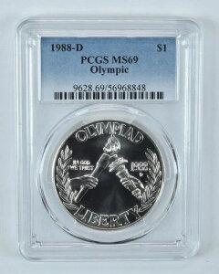 1988-D IsbNg[`LOh MS69 PCGS u[x