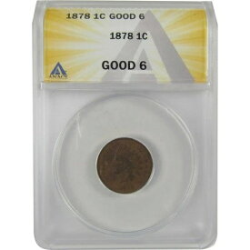 1878年インディアンヘッドセントG 6 ANACSペニー1セントコイン SKU:I20781
