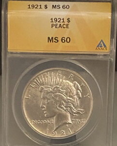 1921N Vo[s[X 1h ? ANACS O[h MS 60