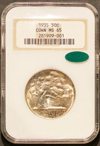 CAC 1935 50Zg Rl`Jbgn[t_[ MS 65 NGC # 281909-001 + {[iX