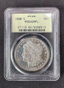 1880-S �����K����� PCGS OGH MS64 DMPL