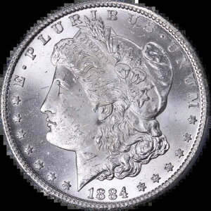 1884�N-CC �����K����� PCGS MS65 �f���炵���O�� �g���[�_�[�E�r�[�z���_�[