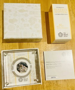 2018�N Mrs Tittlemouse �p�� 50�y���X �V���o�[ �v���[�t �R�C��