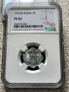 �C���h 2�p�C�Z 1972�N (1972B)�A�W�F���v���[�t�ANGC PF 65�A���i���A�\�ʗǍD