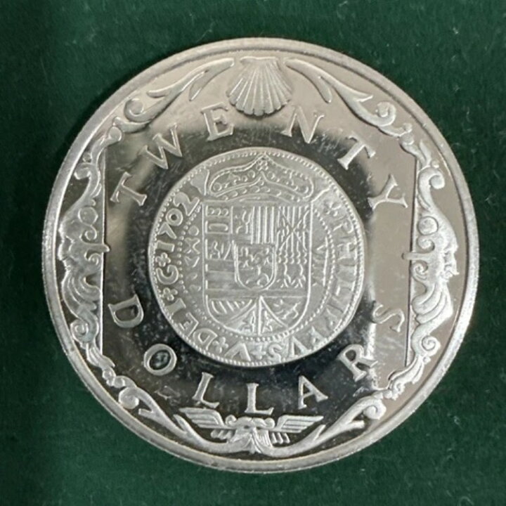 楽天市場】1985年 プルーフ 英領ヴァージン諸島 20ドル銀貨 金貨 