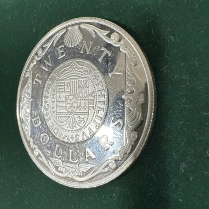 楽天市場】1985年 プルーフ 英領ヴァージン諸島 20ドル銀貨 金貨 