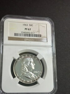 1963�N �t�����N���� �n�[�t�_���[ NGC PF67�v���[�t PR67 �g�[�� �j�A�J���I