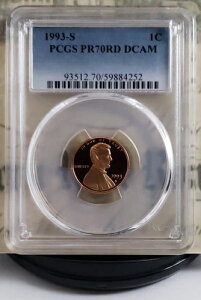 1993-S �����J�[���L�O�كv���[�t�Z���g - PCGS PR70RD DCAM - �ō��I4252