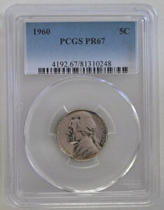 PR67 1960N WFt@[\ jbP PCGS O[h US 5C v[t P-MINT EXACT RC1