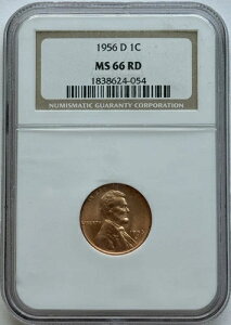 1956-D 1Zg J[ Zg - NGC MS66 RD ()