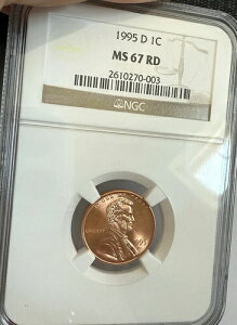 1995-D J[ 1c A ~NGC MS67 RD X|bgX PQ r[eB[ ~ (k)