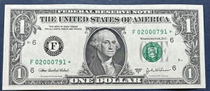 2003N 1h $1 FRN STAR NOTE F02000791* t@V[VAԍ #86942