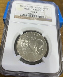 �� 2013-D 5�X�^�[�W�F�l�����Y NGC MS69 �قڃX�|�b�g�t���[ �����F