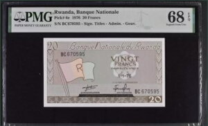 �������_ 20�t���� 1976�N P 6 e �ɏ��� UNC PMG 68 EPQ