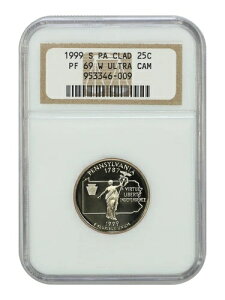 1999-S 25C �y���V���x�j�A NGC PR69DCAM (�N���b�h) - ���V���g�� 50 �B 25�Z���g�d��