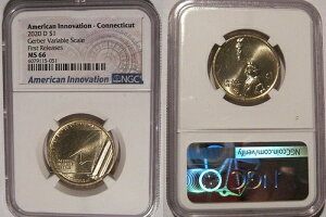2020 DCmx[VE_[ $1 CT K[o[ σXP[ NGC MS 66 J