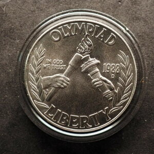 1988年 D オリンピック UNC 記念銀貨 **** 送料無料[NG CC11