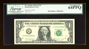 DBR 1988-A $1 FRN _X Fr. 1916-K KV[ 64 PPQ VA K71541809C