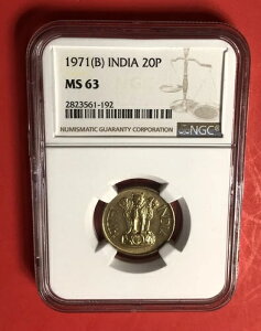 1971NiBj-Ch-20pCZd݁ANGC MS 63ɂ]