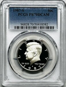 1987N Sv[t PlfB 50Zg n[th PCGS PR70 fB[vJI ~Be[W u[x