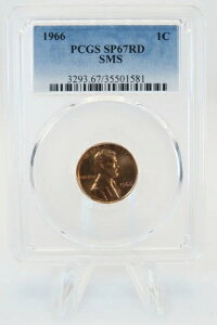 1966-P PCGS SP67RD SMS J[ Zg v[t 1C