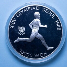 韓国 10000 ウォン 1986 ソウル 1988 プルーフ銀貨 貨幣学